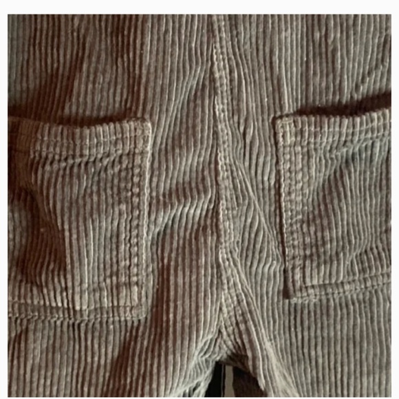LITTLE CO. by Lauren Conrad Gray Green Corduroy Overalls 5 Boy Girl - Picture 4 of 8